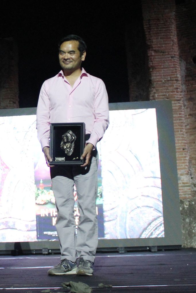 Stéphane Ly‑Cuong riceve il Festival Internazionale del cinema di Pompei